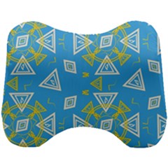 Abstract Pattern Geometric Backgrounds   Head Support Cushion by Eskimos