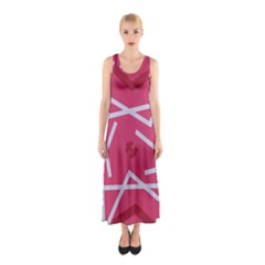 Abstract Pattern Geometric Backgrounds   Sleeveless Maxi Dress by Eskimos