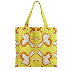 Abstract Pattern Geometric Backgrounds   Zipper Grocery Tote Bag by Eskimos