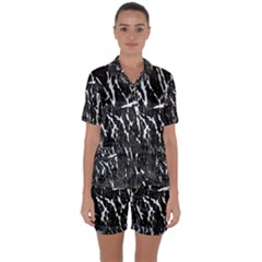 Abstract Light Games 3 Satin Short Sleeve Pajamas Set by DimitriosArt