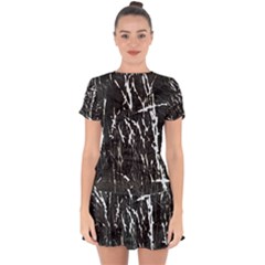 Abstract Light Games 3 Drop Hem Mini Chiffon Dress by DimitriosArt