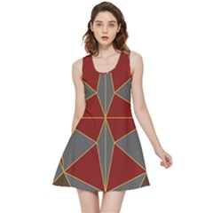 Abstract Pattern Geometric Backgrounds   Inside Out Reversible Sleeveless Dress by Eskimos