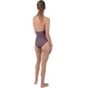 Olimedpurp Plunge Cut Halter Swimsuit View2