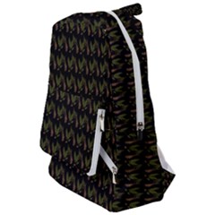 Fern Pattern 2 Black Travelers  Backpack by violetheavensky