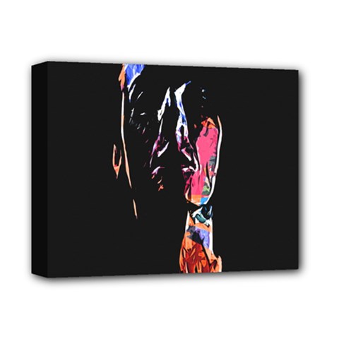 Rebel | Abstract Portrait Deluxe Canvas 14  X 11  (stretched) by strictlyabstract