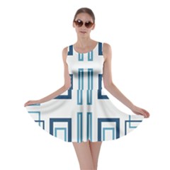 Abstract Pattern Geometric Backgrounds   Skater Dress by Eskimos