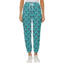 Digital Illusion Cropped Drawstring Pants View1