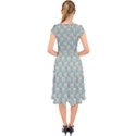 Fresh Scent Cap Sleeve Front Wrap Midi Dress View2