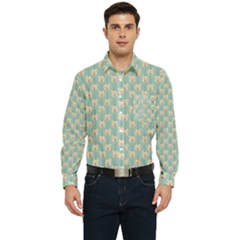 Fresh Scent Men s Long Sleeve Pocket Shirt  by Sparkle