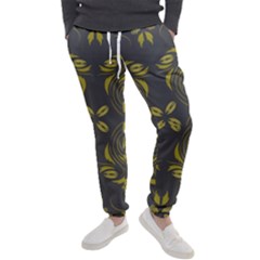 Folk Flowers Print Floral Pattern Ethnic Art Men s Jogger Sweatpants by Eskimos