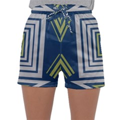 Abstract Pattern Geometric Backgrounds   Sleepwear Shorts by Eskimos