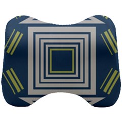 Abstract Pattern Geometric Backgrounds   Head Support Cushion by Eskimos