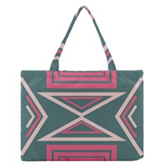 Abstract Pattern Geometric Backgrounds   Zipper Medium Tote Bag by Eskimos