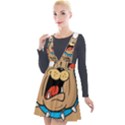 Bulldog-cartoon-illustration-11650862 Plunge Pinafore Velour Dress View1