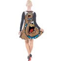 Bulldog-cartoon-illustration-11650862 Plunge Pinafore Velour Dress View2