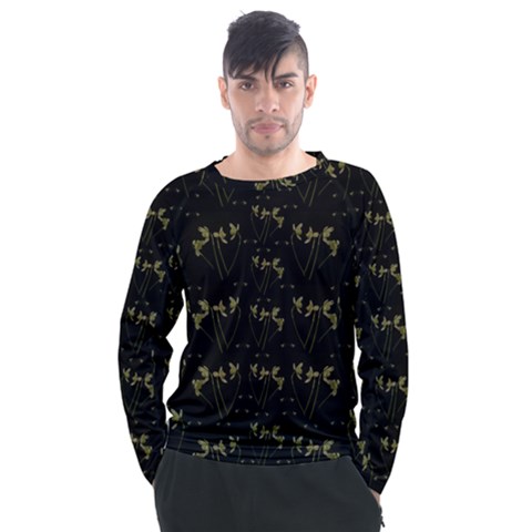 Exotic Snow Drop Flowers In A Loveable Style Men s Long Sleeve Raglan Tee by pepitasart