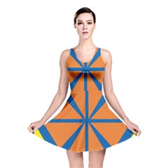 Abstract Pattern Geometric Backgrounds   Reversible Skater Dress by Eskimos