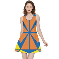 Abstract Pattern Geometric Backgrounds   Inside Out Reversible Sleeveless Dress by Eskimos