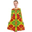 Abstract pattern geometric backgrounds   Kids  Midi Sailor Dress View1