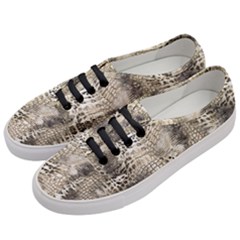 Luxury Snake Print Women s Classic Low Top Sneakers by CoshaArt