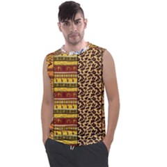 Abbey Abstract Safari Safari Safari Pop Tropical Girls 2 With Texture Men s Regular Tank Top by MickiRedd