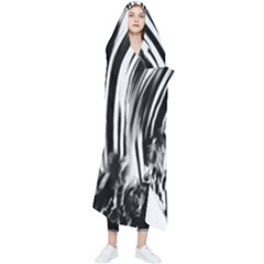 Zebra Leopard Black 7000 Wearable Blanket by MickiRedd