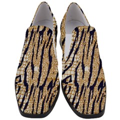 Tiger Snake Black 7000 Women Slip On Heel Loafers by MickiRedd