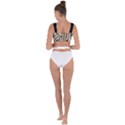 Tiger Snake Black 7000 Bandaged Up Bikini Top View2