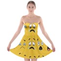 Emojis Strapless Bra Top Dress View1