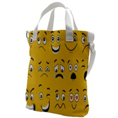 Emojis Canvas Messenger Bag by Sparkle