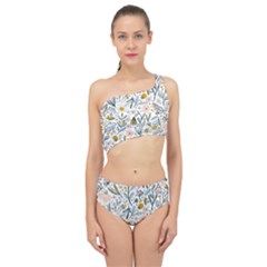 Floral Spliced Up Two Piece Swimsuit by Sparkle