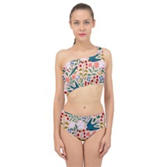 Floral Spliced Up Two Piece Swimsuit by Sparkle