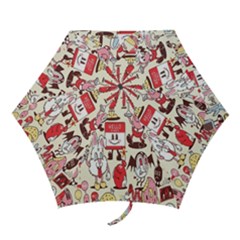 Retro Food Mini Folding Umbrellas by Sparkle