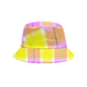 Pink Tartan-8 Inside Out Bucket Hat (Kids) View4