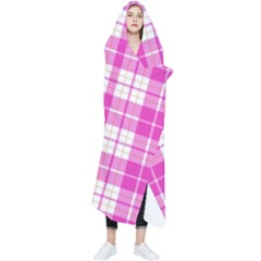 Pink Tartan Wearable Blanket by tartantotartanspink