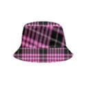 Pink Tartan 3 Inside Out Bucket Hat (Kids) View2