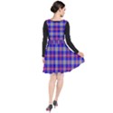 Tartan 2 Plunge Pinafore Dress View2