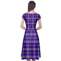 Tartan 2 Cap Sleeve Wrap Front Dress View2