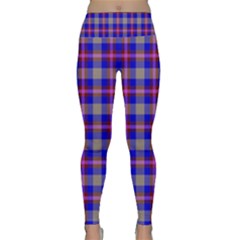 Tartan 2 Lightweight Velour Classic Yoga Leggings by tartantotartanspink