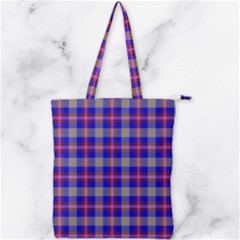 Tartan 2 Double Zip Up Tote Bag by tartantotartanspink2