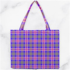 Tartan Purple Mini Tote Bag by tartantotartanspink2