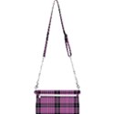 Pink Tartan 3 Mini Crossbody Handbag View2