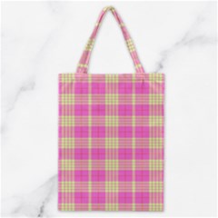 Pink Tartan 4 Classic Tote Bag by tartantotartanspink2