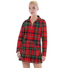 Boyd Modern Tartan 2 Women s Long Sleeve Casual Dress by tartantotartansred