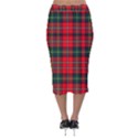 Boyd Modern Tartan 2 Velvet Midi Pencil Skirt View2