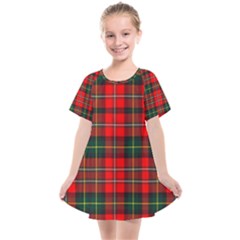 Boyd Modern Tartan 2 Kids  Smock Dress by tartantotartansred