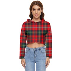 Boyd Modern Tartan 2 Women s Lightweight Cropped Hoodie by tartantotartansred