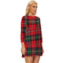 Boyd Modern Tartan 2 Long Sleeve Babydoll Dress View3