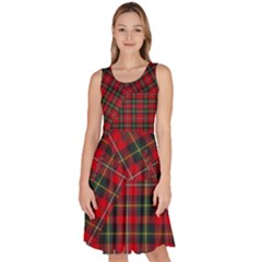 Boyd Modern Tartan Knee Length Skater Dress With Pockets by tartantotartansred