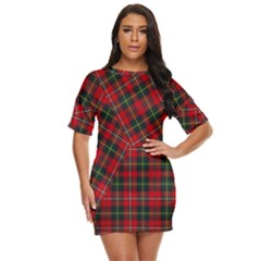 Boyd Modern Tartan Just Threw It On Dress by tartantotartansred